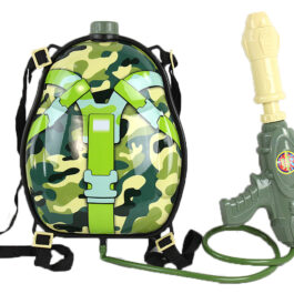 Green Camo Water Gun Back Pack