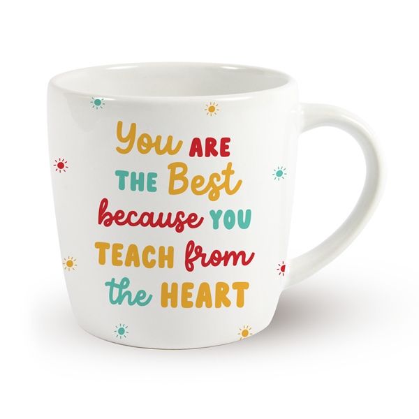 Teach From The Heart Teacher Mug