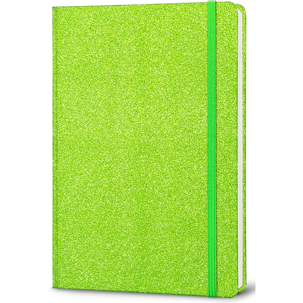 Notebook A5 Green Glitter - M De Wet Promotions
