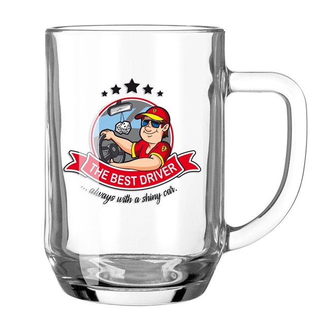 Driver Hobby Beer Glass