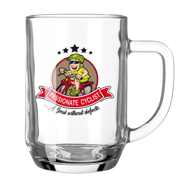 Cyclist Hobby Beer Glass