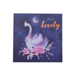 Square Card ‘Hello Lovely’ – Waterlilly