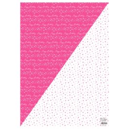 Sheet Wrapping Birthday Pink 25/Sheets