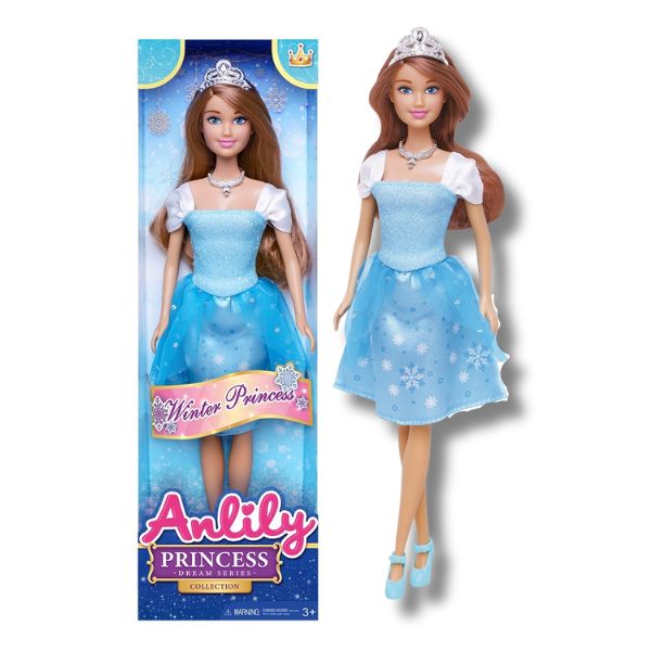 Anlily Doll Winter Princess Blue 30cm