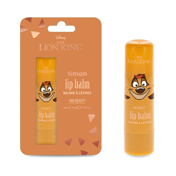 MBFG12046712 Lion King Lip Balm Timon by Mad Beauty