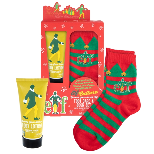 Elf Footcare and Sock Gift Set