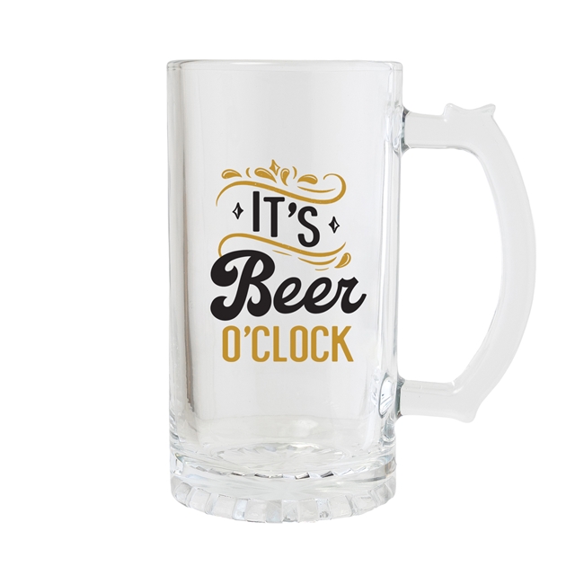 Splosh Beer O Clock Beer Glass